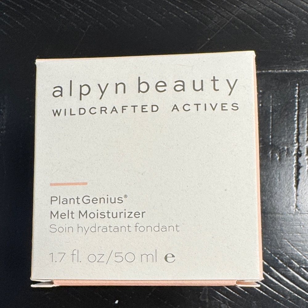 ALPYN beauty plant genius melt moisturiser- new